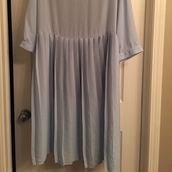 ASOS Light Blue Sheer Duster - Picture 3 of 4